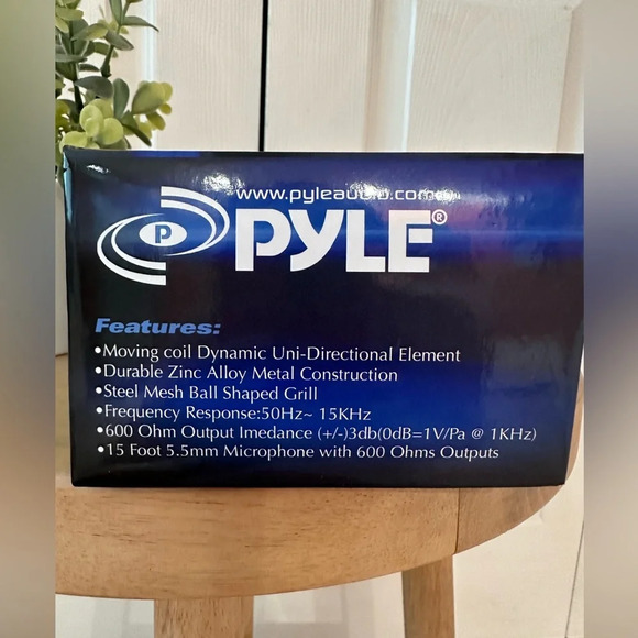 PYLE ~ Microphone 15 foot 600 ohms output alloy metal construction - Picture 3 of 8